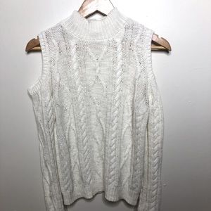 Guess White Sweater (Small) exposed shoulder